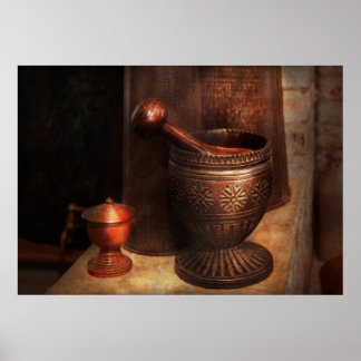 Pharmazie - Pestle - Luxuswerkzeuge Poster