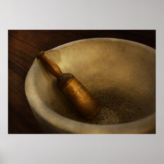 Pharmazie - Pestle - Mortar Grinder Poster