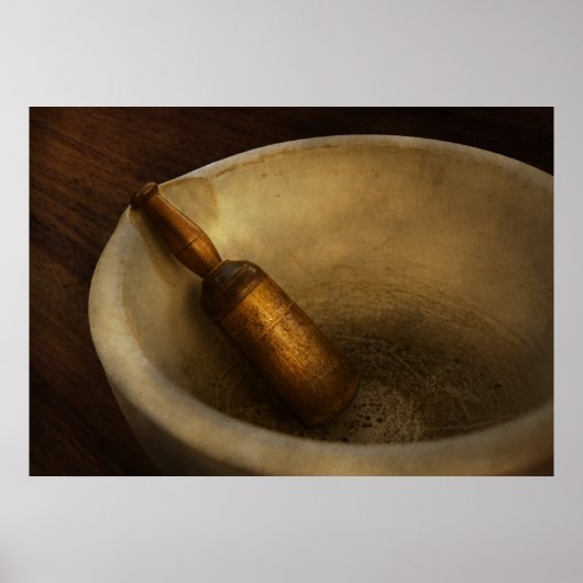 Pharmazie - Pestle - Mortar Grinder Poster (Vorne)