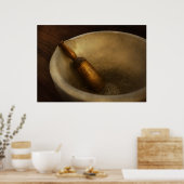Pharmazie - Pestle - Mortar Grinder Poster (Küche)