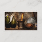 Pharmazie - Pestle - Zuhause - Mittel Visitenkarte (Rückseite)