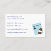 Pharmazie Pharmazie Pharmazie Company Moderne Visitenkarte (Rückseite)