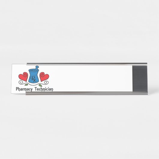 Pharmazie Schreibtischnamensplakette (Vorderseite )