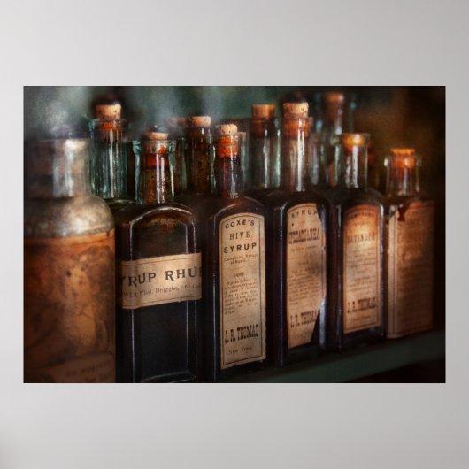 Pharmazie - Sirup Selection Poster (Vorne)