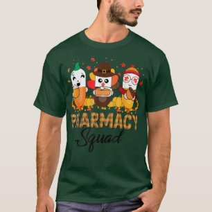 Pharmazie Squad Fall Herbst Erntedank Apotheker T-Shirt