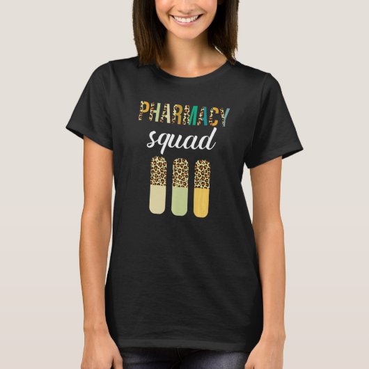 Pharmazie Squad Team Pharmacy Pharmacist Professio T-Shirt (Vorderseite)