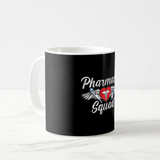 Pharmazie Squad Technician Medici Tech Apotheker Kaffeetasse (Vorderseite Links)