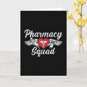 Pharmazie Squad Technician Medici Tech Apotheker Karte (Gelbe Blume)