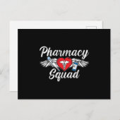 Pharmazie Squad Technician Medici Tech Apotheker Postkarte (Vorne/Hinten)