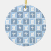 Pharmazie-Symbol | Apotheker | Pharmacy Tech Keramik Ornament (Vorne)