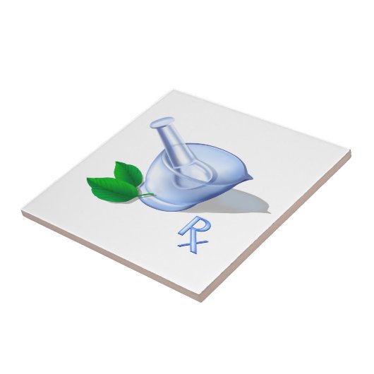 Pharmazie-Symbol Fliese (Seite)