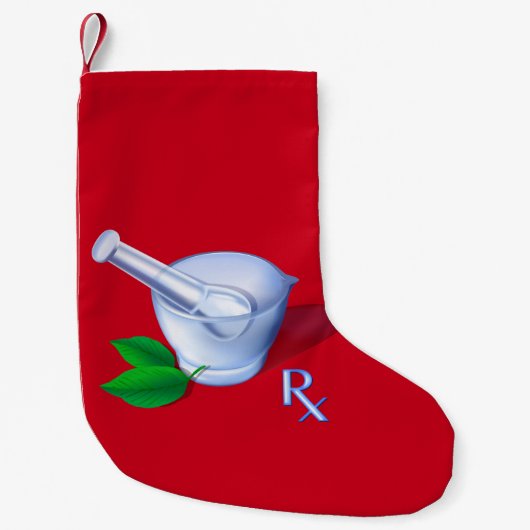 Pharmazie-Symbol Kleiner Weihnachtsstrumpf (Vorderseite)