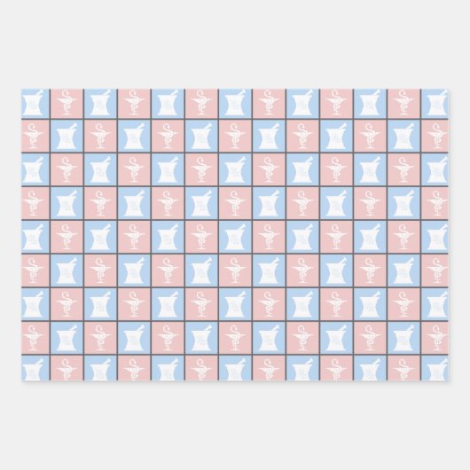 Pharmazie-Symbol | Pharmazeutischer Unternehmer Ph Geschenkpapier Set (Vorderseite)