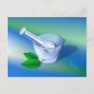 Pharmazie-Symbol Postkarte