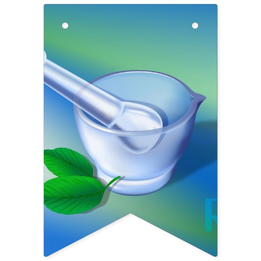 Pharmazie-Symbol Wimpelkette (Erste Fahne)