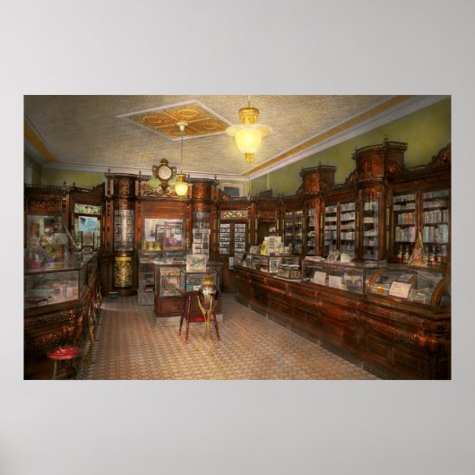 Pharmazie - Weller's Pharmacy 1915 Poster (Vorne)