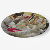 Pharmazie - Ziviles Kriegsfeldkit Pappteller (Schrägansicht)