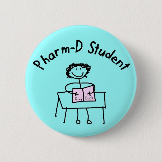 PharmD Apotheken-Studenten-Geschenke Button (Vorderseite)