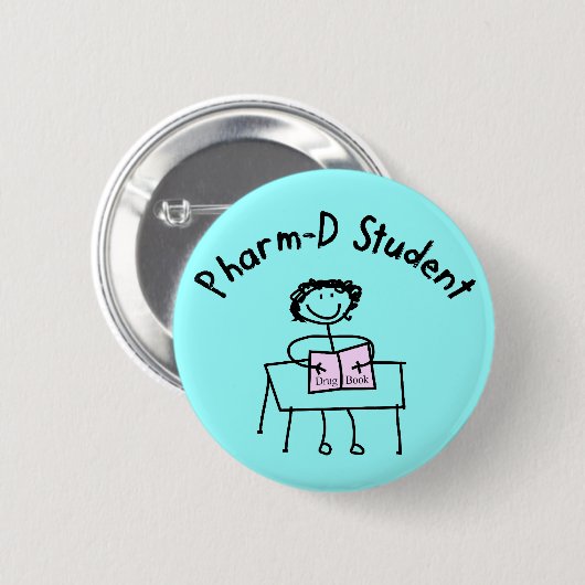 PharmD Apotheken-Studenten-Geschenke Button (Vorne & Hinten)