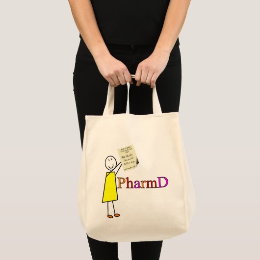 PharmD Apotheken-Studenten-Geschenke Tragetasche (Vorderseite (Produkt))