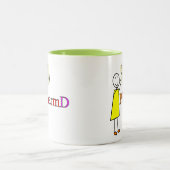 PharmD Apotheken-Studenten-Geschenke Zweifarbige Tasse (Mittel)