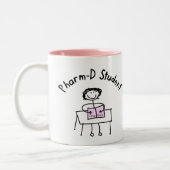PharmD Apotheken-Studenten-Geschenke Zweifarbige Tasse (Links)
