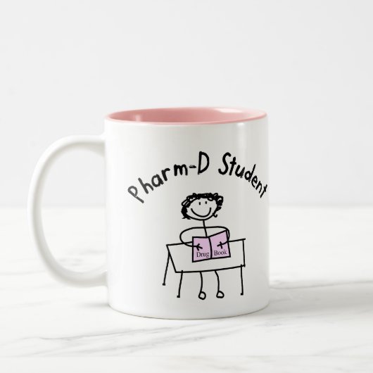 PharmD Apotheken-Studenten-Geschenke Zweifarbige Tasse (Links)
