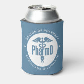 PharmD Arzt des Pharmazeutischen Abschlusses Apoth Dosenkühler (Kanne Rückseite)