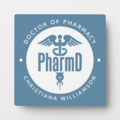 PharmD Arzt des Pharmazeutischen Abschlusses Apoth Fotoplatte (Vorderseite)