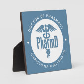 PharmD Arzt des Pharmazeutischen Abschlusses Apoth Fotoplatte (Vorderseite)