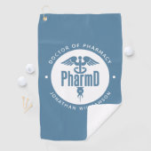 PharmD Arzt des Pharmazeutischen Abschlusses Apoth Golfhandtuch (Insitu)