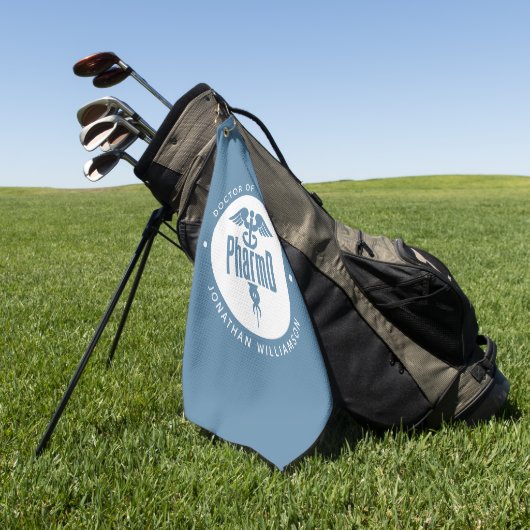 PharmD Arzt des Pharmazeutischen Abschlusses Apoth Golfhandtuch (Gras)
