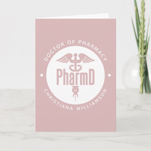 PharmD Arzt des Pharmazeutischen Abschlusses Apoth Karte (Vorderseite)