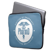 PharmD Arzt des Pharmazeutischen Abschlusses Apoth Laptopschutzhülle (Vorderseite Links)