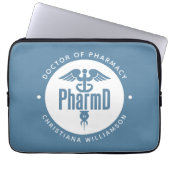 PharmD Arzt des Pharmazeutischen Abschlusses Apoth Laptopschutzhülle (Vorderseite)