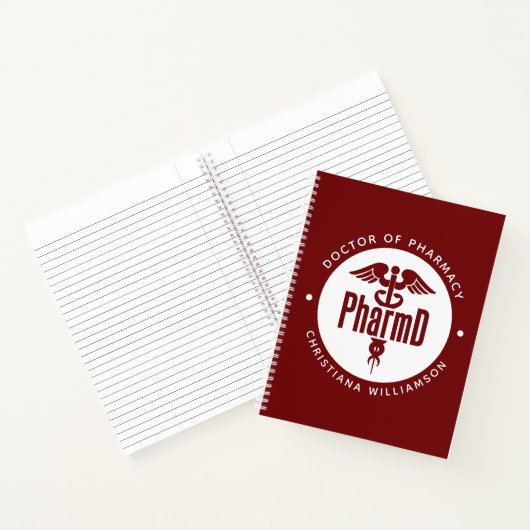 PharmD Arzt des Pharmazeutischen Abschlusses Apoth Notizblock (Innenseite)