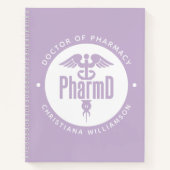 PharmD Arzt des Pharmazeutischen Abschlusses Apoth Notizblock (Vorderseite)