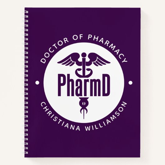 PharmD Arzt des Pharmazeutischen Abschlusses Apoth Notizblock (Vorderseite)