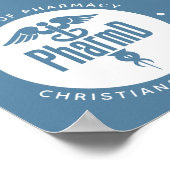 PharmD Arzt des Pharmazeutischen Abschlusses Apoth Poster (Ecke)