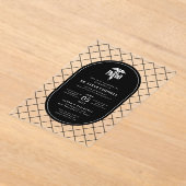 PharmD Doktor der Pharmazie Abschluss Karo Muster Acryleinladungen (Ablage )