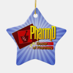 PharmD Doktor von Apotheke LOGO Keramik Ornament