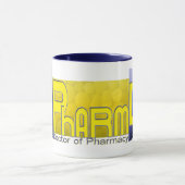 PharmD - Doktor von Apotheke PILLE Tasse (Zentrum)