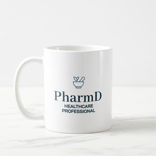 PharmD Gesundheitsfachmann Kaffeetasse (Links)