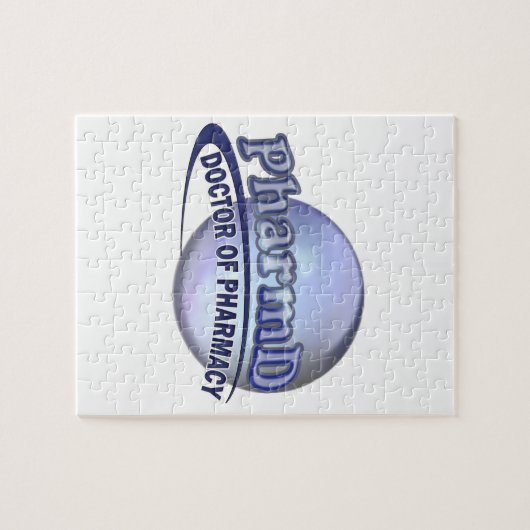 PharmD LOGO - DOKTOR OF PHARMACY Puzzle (Horizontal)
