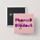 PharmD Studenten-Geschenke Button (Vorne & Hinten)