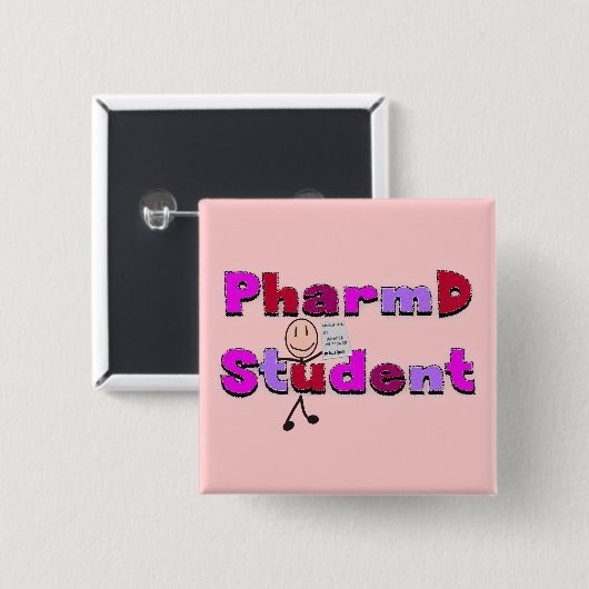 PharmD Studenten-Geschenke Button (Vorne & Hinten)