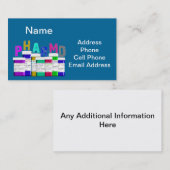 PharmD Visitenkarte-traditionelle Größe Visitenkarte (Vorne/Hinten)