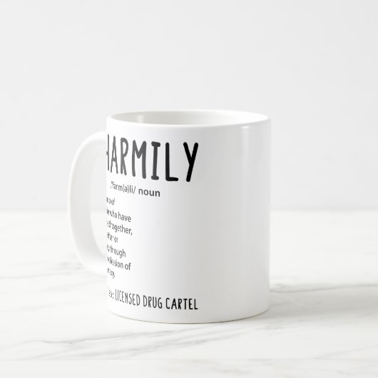 Pharmily Funny Pharmacy for Pharmacy Technician Kaffeetasse (Vorderseite Links)