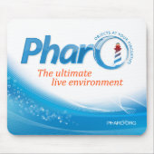 Pharo Mousepad "blaue Welle " (Vorne)