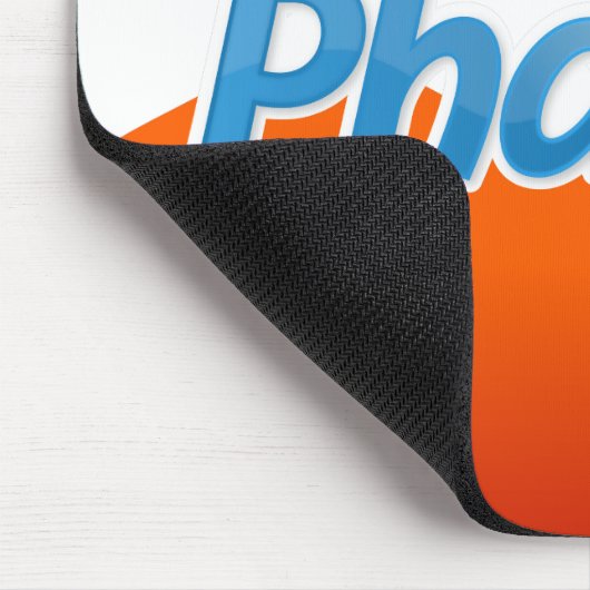 Pharo Mousepad "orange Welle " (Ecke)